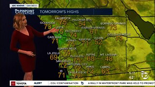 ABC 10News Pinpoint Weather with Meteorologist Leah Pezzetti