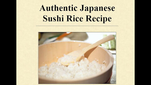 VERY AUTHENTIC SUSHI RICE! ~ 本格寿司ライス ~ (80 year old Japanese woman's recipe)