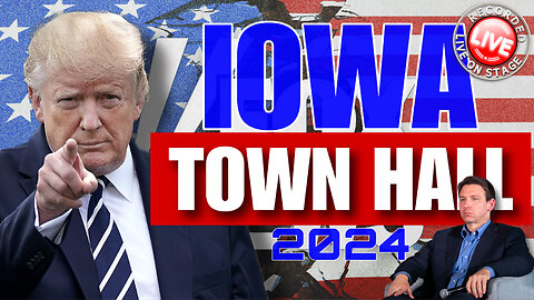 PRESIDENT TRUMP - IOWA TOWN HALL - WATCH PARTY with ALPHA