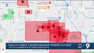Power restored after brief, large outage