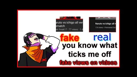 you know what ticks me off - fake views on videos