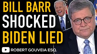 Bill Barr SHOCKED Biden LIED About HUNTER Laptop Misinformation HOAX