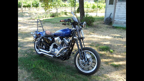 Sportster Superlow Springer before handlebar and riser Update slideshow