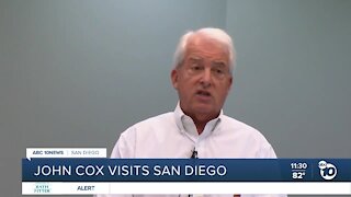 Cox touts tax plan during San Diego visit