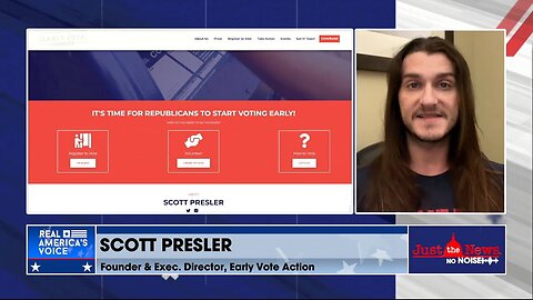 Scott Presler emphasizes the importance of early voting for Republicans