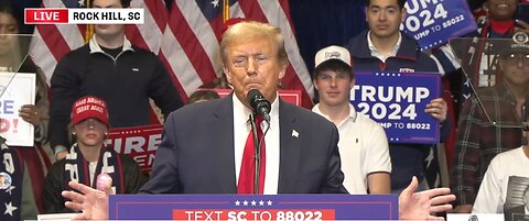 President Donald Trump Rock Hill, South Carolina Rally 2/23/24