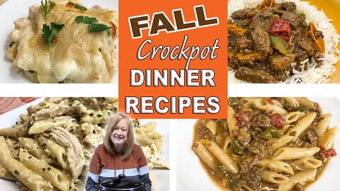 CROCKPOT DINNER FAVORITES FOR FALL | CROCKPOT Easy Dinner Recipes