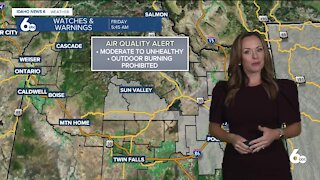 Rachel Garceau's Idaho News 6 forecast 8/27/21