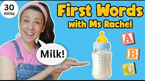 Baby's First word with Mrs Rachel-videos for babies