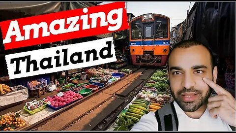 Thailand Railway Market: Mae Klong Train Market