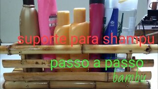 como fazer suporte para shampu @bambu total