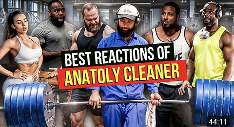 BEST REACTIONS of ANATOLY CLEANER _ Elite Powerlifter Pretended to be a CLEANER in Gym Prank