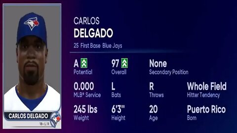 How To Create Carlos Delgado MLB The Show 22