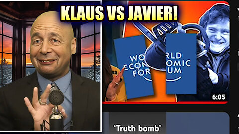 Klaus Schwab Reacts to Javier Milei @WEF24 (Deepfake/Satire)