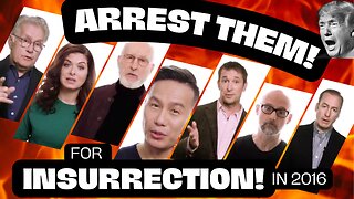 Arrest These Celebrities for Insurrection in 2016