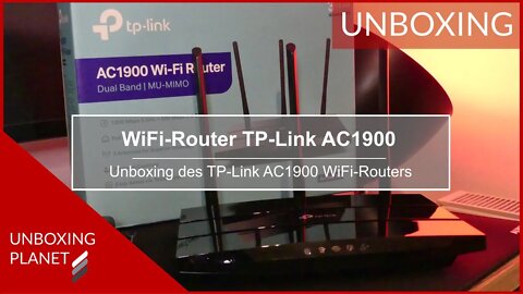 WiFi-Router TP-Link AC1900 mit Speedtest - Unboxing Planet