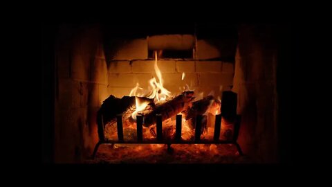 3 Hours of 🔥 Relaxing Fireplace Burning and Crackling Fire Sounds for Stress Relief and home comfort
