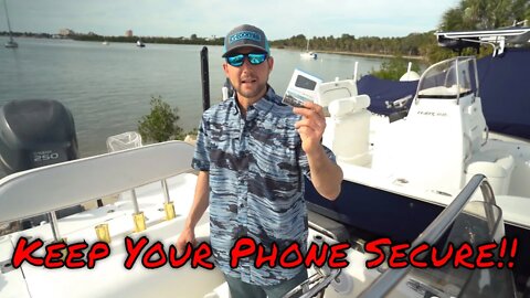 Boat Smart Phone Mount Hack : Quick, Easy, Secure and in Reach