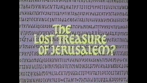 The Lost Treasure of Jerusalem? [1971 - Henry Lincoln]
