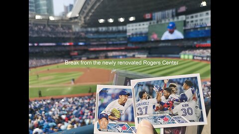 Pack Breaks At Jays vs Rays Game - Topps 23, Heritage 22, Mystery Ball - Game-Use Relic Hits!