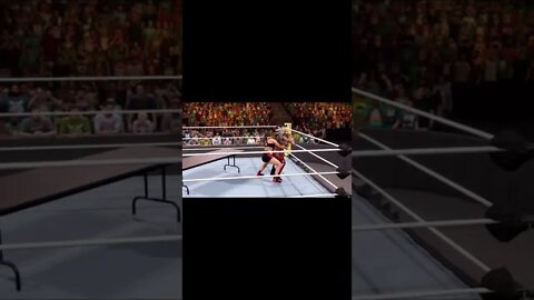 Ronda Rousey Breaks Table With Liv Morgan WWE 2k22