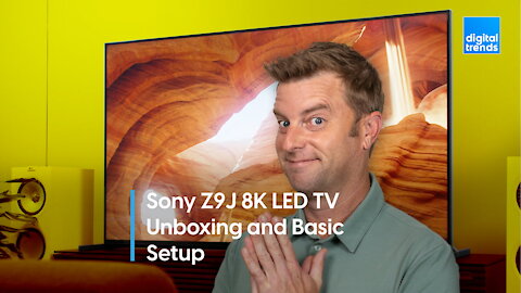 Sony Z9J Master Series 8K LED TV Unboxing | Sony's Best LED TV