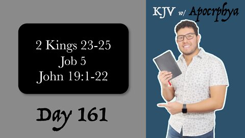 Day 161 - Bible in One Year KJV [2022]