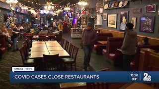 Baltimore restaurants feel the impact of COVID surge