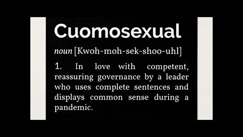 NY Governor Andrew Cuomo - "CUOMOSEXUAL"