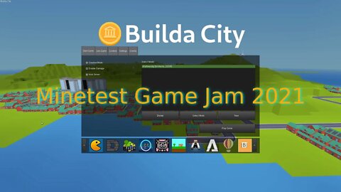 Minetest Game Jam 2021 | Builda City (Placed 9th)