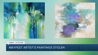 Mayfest artist's paintings stolen