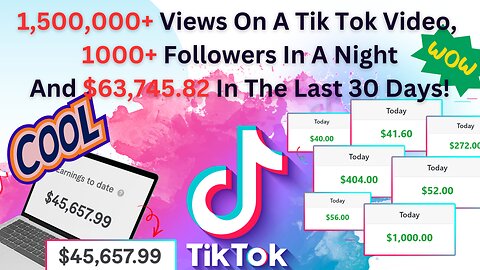 TikTok Revolution 1.5M Views & 63K in 30 Days
