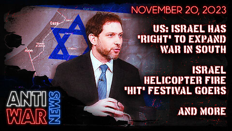 US: Israel Has 'Right' to Expand War in South, Israel Helicopter Fire 'Hit' Festival Goers, and More