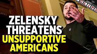 Zelensky Denounces US Americans Who Don't Fully Support Ukraine