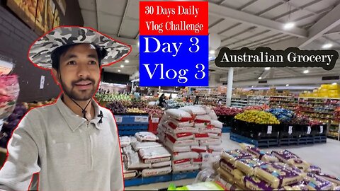 Australian Grocery | Day 3 | Nepalese Daily Life in Australia 2023 | Bhuwan chaulagain #vlog