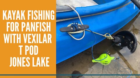 Kayak Fishing For Panfish With Vexilar SP100 SonarPhone T-POD On Jones Lake Lansing Michigan