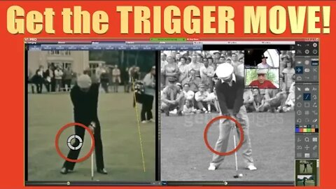 BEN HOGAN vs GARY PLAYER! Golf Swing Trigger Movement
