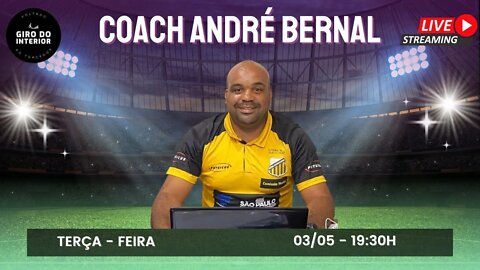 LIVE AO VIVO COM O COACH ANDRÉ BERNAL - DEDÉ - TÉCNICO DA BASE DO NOVO HORIZONTINO