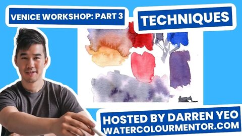 Essential Watercolor Techniques: Wet-in-wet and Wet-in-dry