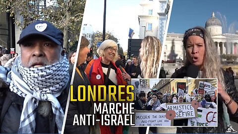 Les partisans du Hamas prennent d'assaut les rues de Londres lors le Jour du Souvenir