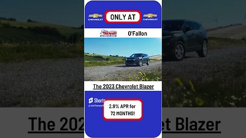 Don't miss out on getting YOUR 2023 Chevrolet Blazer with 2.9% APR for 72 months ONLY at O'Fallon!