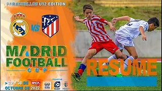 Real Madrid vs. Atletico Madrid in the 2022 Alevin U12 Madrid Football Cup