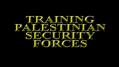 Josh Paul - The US training Palestinian security forces