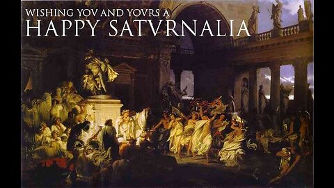 107Classics - Juan O Savin w/ Roseanne - "King Of Misrule" Saturnalia Christmas Festival & Sacrifice