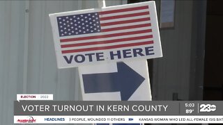 Voter turnout in Kern County