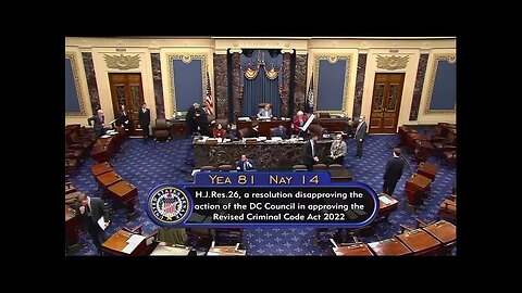Senate votes to block DC's new crime bill