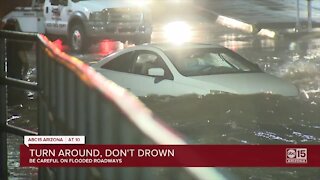Drivers reminded to turn around, don't drown!