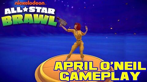🎮👾🕹 Nickelodeon All-Star Brawl - April O'Neil - Nintendo Switch Gameplay 🕹👾🎮 😎Benjamillion