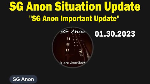 SG Anon Situation Update: "SG Anon Important Update, January 30, 2024"