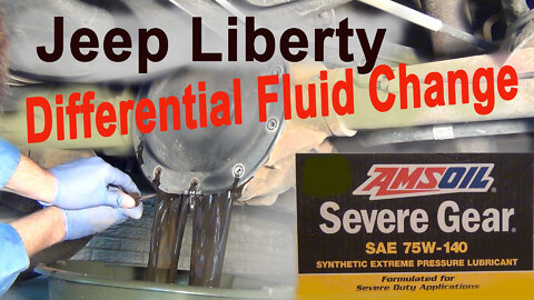 Jeep Liberty Differential Fluid Change AMSOIL Severe Gear 75W-140